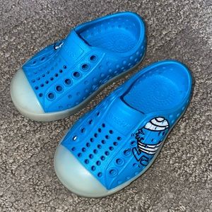 Glow in the Dark Native Shoes size c4